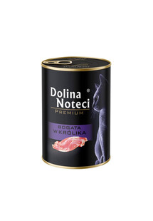 DOLINA NOTECI Premium Bogata w królika 400 g mokra karma dla kota