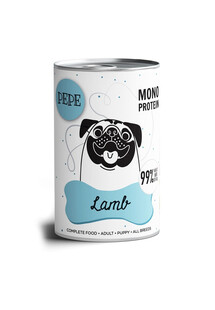 PAKA ZWIERZAKA PEPE Lamb 800 g monoproteinowa karma z jagnięciną