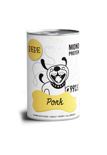 PAKA ZWIERZAKA PEPE Pork 800 g monoproteinowa karma z wieprzowiną