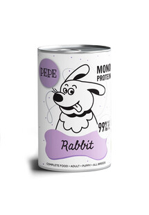 PAKA ZWIERZAKA PEPE Rabbit 800g monoproteinowa karma z królikiem