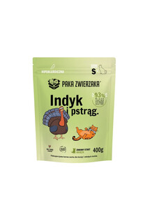 PAKA ZWIERZAKA Indyk z pstrągiem S 400 g sucha karma dla kociąt
