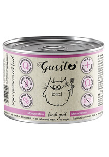 GUSSTO Cat Fresh Goat Kozina 200g mokra karma dla kotów