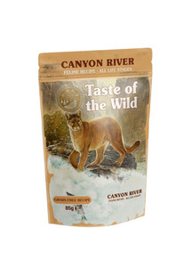 TASTE OF THE WILD Canyon River Pstrąg mokra karma dla wszystkich kotów 85 g
