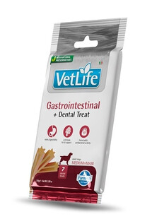 FARMINA Vet Life Dental Treat Gastrointestinal Adult Medium/Maxi Dog dentystyczny przysmak dla psów średnich i dużych ras 100 g (7 szt)