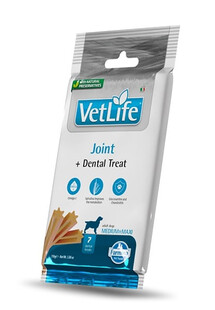 FARMINA Vet Life Dental Treat Joint Adult Medium/Maxi Dog dentystyczny przysmak dla psów średnich i dużych ras 100 g (7 szt)
