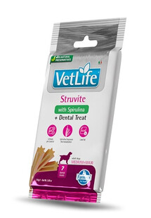 FARMINA Vet Life Dental Treat Struvite Adult Medium/Maxi Dog dentystyczny przysmak dla psów średnich i dużych ras 100 g (7 szt)