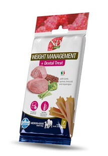 FARMINA N&D Quinoa Dental Treat Weight management Adult Medium/Maxi Dog dentystyczny przysmak dla psów średnich i dużych ras 100 g (7 szt)