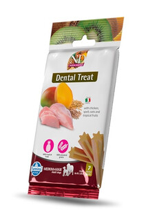 FARMINA N&D Tropical Selection Dental Treat Chicken Adult Medium/Maxi Dog dentystyczny przysmak dla psów średnich i dużych ras 100 g (7 szt)