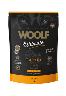 WOOLF Ultimate Soft Semi-moist Turkey bezzbożowa karma z indykiem dla psów 1 kg