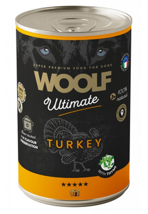 WOOLF Ultimate Turkey wilgotna karma dla psów z indykiem i tymiankiem 400g