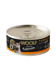 WOOLF Wild Cat Ultimate Turkey Pate for Adult cats 85g