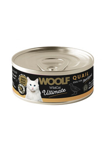 WOOLF Wild Cat Ultimate Sterilised Quail Pate for Adult cats 85g