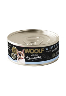 WOOLF Wild Cat Ultimate White Fish Pate for Sterilised cats 85g