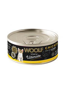 WOOLF Wild Cat Ultimate Chicken Pate for Kittens 85g