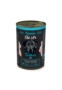 FITMIN For Life dog pate pasztet z indykiem dla psa 400 g