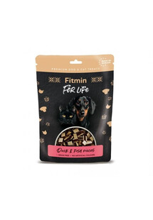FITMIN For Life Duck and Fish Pieces 70 g przysmak dla psa i kota