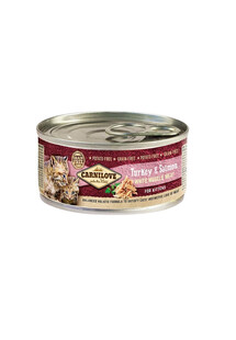 CARNILOVE Turkey and Salmon for Kittens mokra karma dla kociąt z indykiem i łososiem 100g
