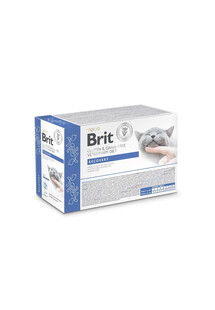 BRIT Veterinary Diet Cat Gluten and Grain Free Recovery with Salmon in Gravy 12x85g