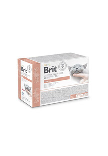 BRIT Veterinary Diet Cat Gluten and Grain Free Renal with Salmon in Gravy 12x85g