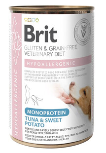 Veterinary Diet Dog Hypoallergenic Monoprotein Tuna 400g z tuńczykiem dla psów z alergiami i problemami skórnymi