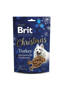 Premium By Nature Dog Christmas Semi-moist Snack Turkey 180g półmiękki przysmak dla psów z indykiem i żurawiną