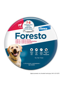 FORESTO Obroża dla psa przeciw kleszczom i pchłom powyżej 8 kg