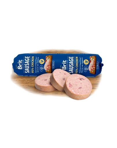 BRIT Sausage Kurczak 800g kawałki mięsa w bulionie