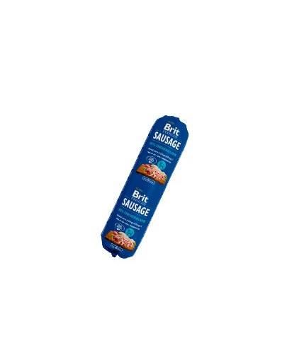 BRIT Sausage Kurczak i jagnięcina 800 g kawałkami mięsa w bulionie