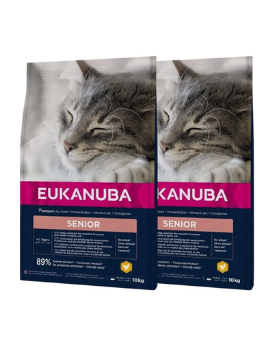 Eukanuba Cat Top Condition 7+ Rich in Chicken 2x10 kg - sucha karma dla kota
