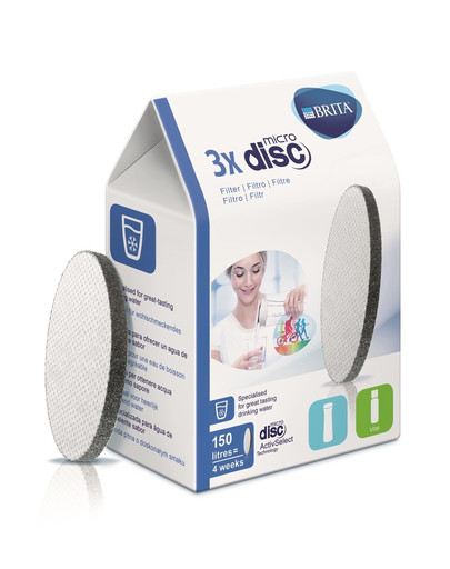 BRITA MicroDisc filtry do butelki i bidonów Fill&Go i karafki 3 szt.