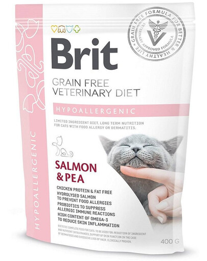 BRIT Veterinary Diets Cat Hypoallergenic  saszetka 400 g