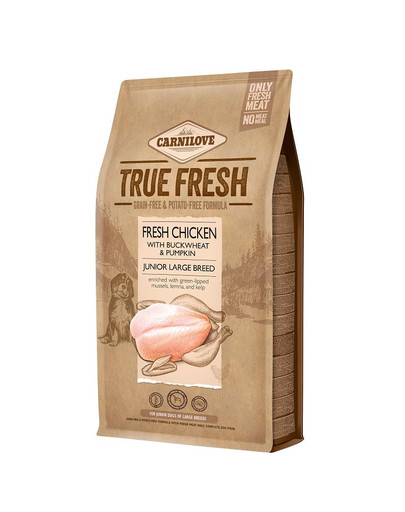 True Fresh Chicken Junior Large breed dla szczeniąt dużych ras 1,4 kg