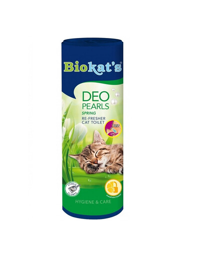 BIOKAT'S Deo Pearls Spring 700 g dezodorant do żwirku o świeżym zapachu