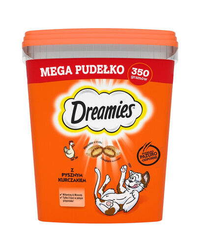 Mega Pudełko 350g Przysmak dla kota z pysznym kurczakiem