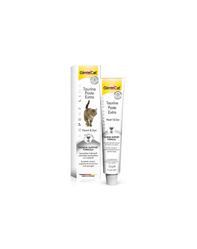 GIMCAT Expert Line Taurine Pasta Extra dla prawidłowej pracy serca i dla zmysłu wzroku 50 g