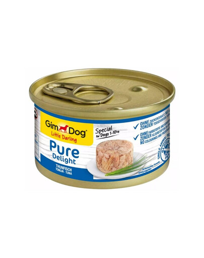 GIMDOG Pure Delight Tuna tuńczyk dla psów małych ras 85 g
