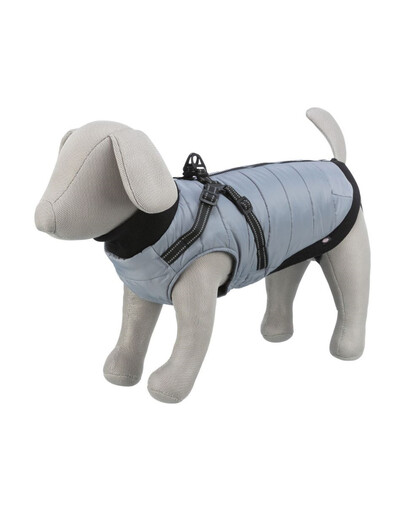 Pontis płaszczyk z szelkami XS 30 cm szary