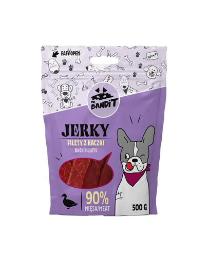 Jerky filety z kaczki dla psów 500 g