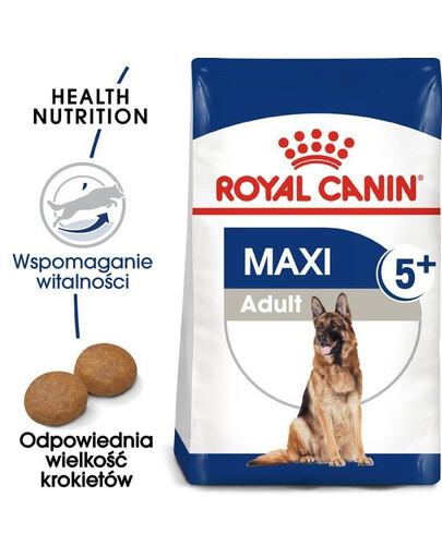 Royal Canin Karma Maxi Adult 5+ 15 kg - sucha karma dla psów dorosłych rasy dużej 15 kg