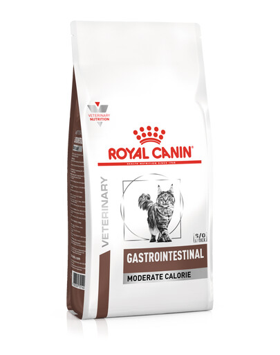 Royal Canin Cat Gastro Intestinal Moderate Calorie Feline 2 kg - sucha karma dla kotów z tendencją do nadwagi 2kg