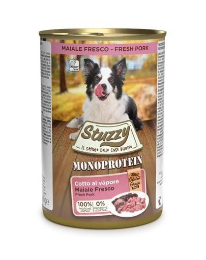 Stuzzy Dog Monoprotein 800 g - hipoalergiczna karma mokra dla psów wieprzowina 800g
