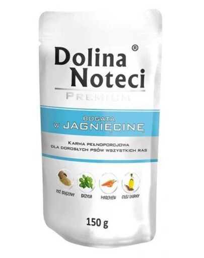 Dolina Noteci bogat.w jagnięcinę 150g - mokra karma dla dorosłych