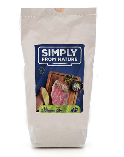 SIMPLY FROM NATURE Wypiekana w piecu karma dla psa  z wołowiną 1,2 kg
