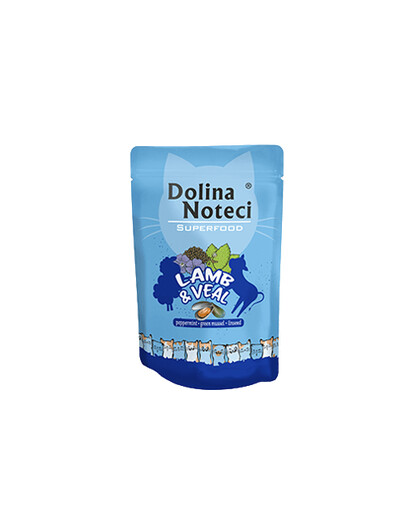 Dolina Noteci SUPER FOOD 85 g – mokra karma dla kota Jagnięcina i cielęcina 85g