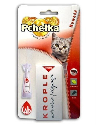 Pchełka Krople ochronne dla kota (1x1 ml)