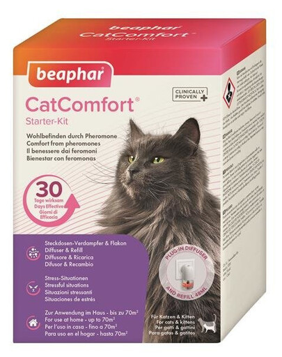 Beaphar CatComfort Calming Diffuser 48 ml - dyfuzor z feromonami dla kotów