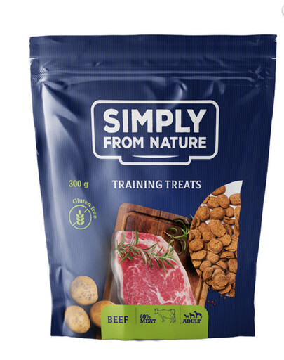 SIMPLY FROM NATURE Przysmaki treningowe z wołowiną 300 g