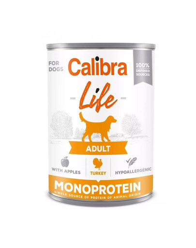 Dog Life Adult Turkey with Apples 400 g z indykiem i jabłkiem