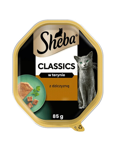 SHEBA Classics w terynie 22x85 g mokra karma dla kotów z dziczyzną