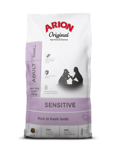 ARION Original Sensitive Adult Small dla psów ras małych z jagnięciną 2 kg